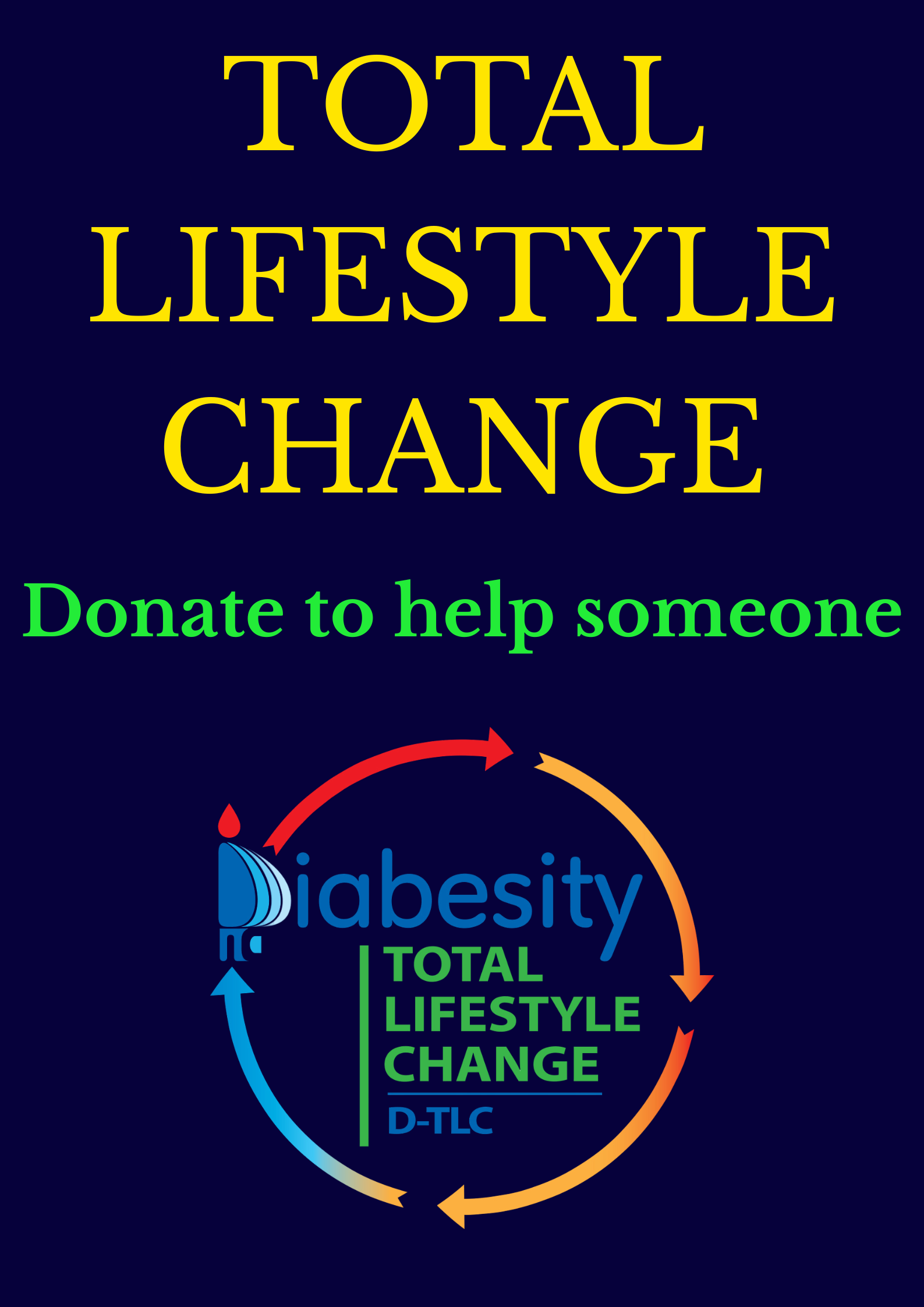 Donate for a person Living with Diabetes, Hypertension, Cholesterol and to train a Nutritionist
